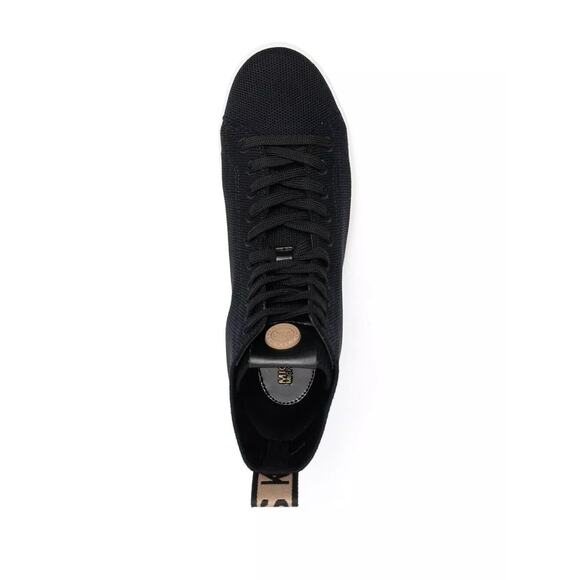 Michael Kors Women's Edie Knit Lace-up High-Top Sneakers, Black Size 9.5M - Picture 4 of 5